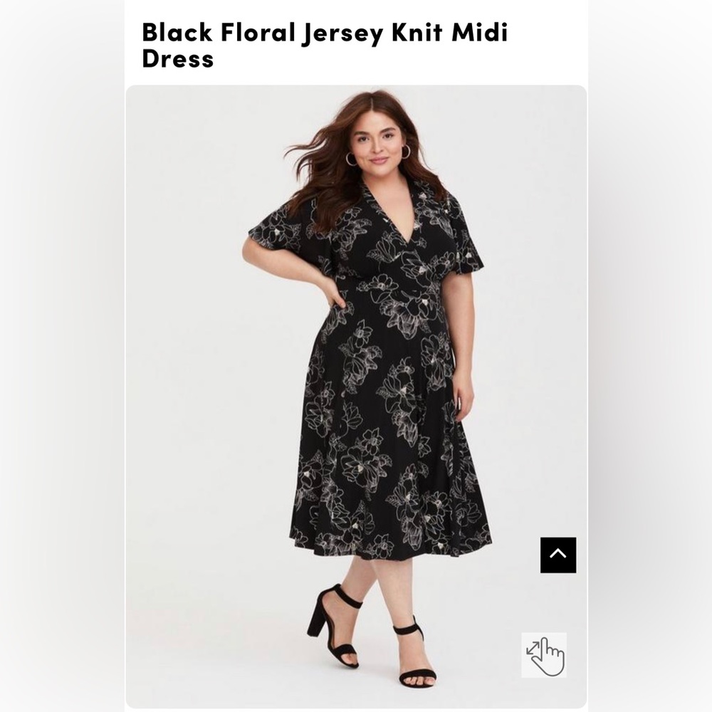 TORRID MIDI FLORAL DRESS SIZE 4